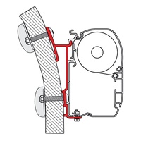 Fiamma Awn Mounting Bracket for F45 15DEG. Each. 98655-249.