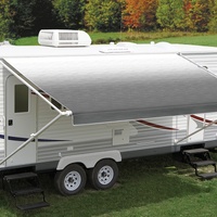 Carefree Freedom 2.5M Silver Shale Fade 12V Box Awning. 351016D25TM