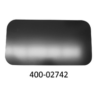 Picnic Table Backing Plate 800x450mm C/W 3M Tape Black.