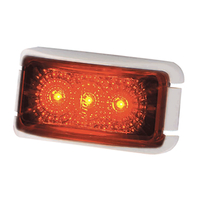 Coast LED Rear Position Lamp Red-White Bracket. 22336WCRK-W