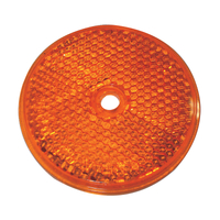 Coast Round Reflex Reflector Amber. 42163A