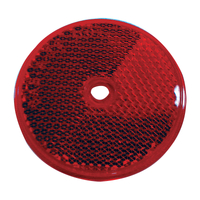 Coast Round Reflex Reflector Red. 42163R