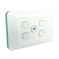 W.A.S. 5 Gang wireless switch with master OFF RL-TX-C05-AU