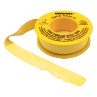 Yellow Gas Seal Tape 12MM x 10M ROLL. 7170381 LCE-BGT