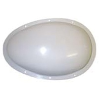 Muller White Pvc Exterior Vent 285 x 185 x 40mm  33183