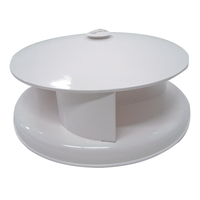 Rotary Vent Plastic White 240mm X 120mm UESRV11W