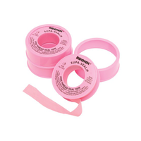 Pink Water Seal Tape 12mm x 10m Roll. 7170382