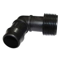 Threaded Elbow 19mm Barbed x 3/4" BSP Male. EBM1920