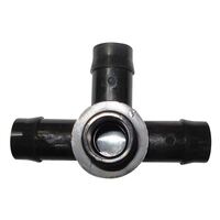 Threaded Side Outlet Tee 19mm Barbed x 1/2" BSP Male. TBMS1915