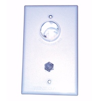 Winegard White 2nd Tv Wall Plate Only. TG-0741