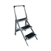 Triple folding portable caravan step ladder