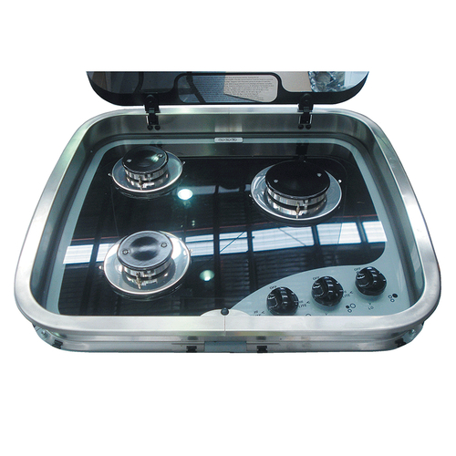 Thetford Spinflo Topline Hob 3 Gas Burner 2+1 Rapid. SHB16963Z