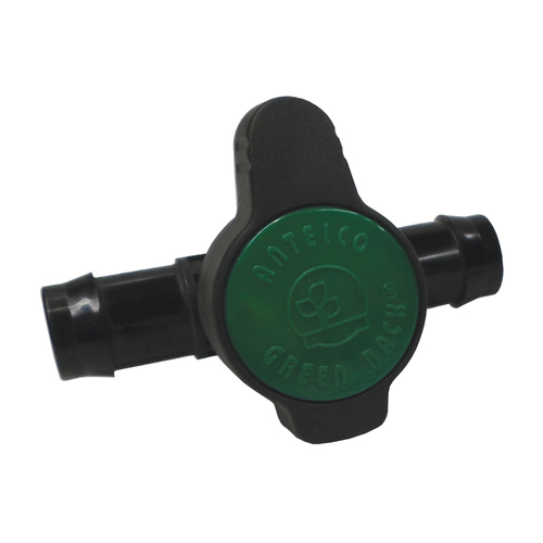 Barbed In-Line Valve 25mm Plastic. VB25