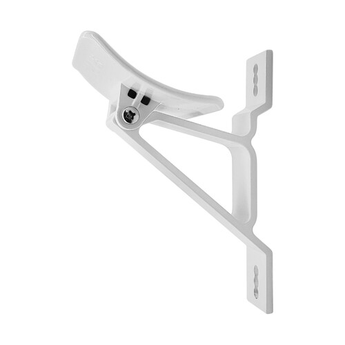 White RV Awning Support Cradle
