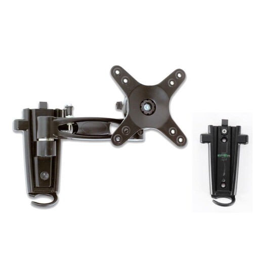 Single arm LCD caravan RV TV bracket with 2 mounting brackets